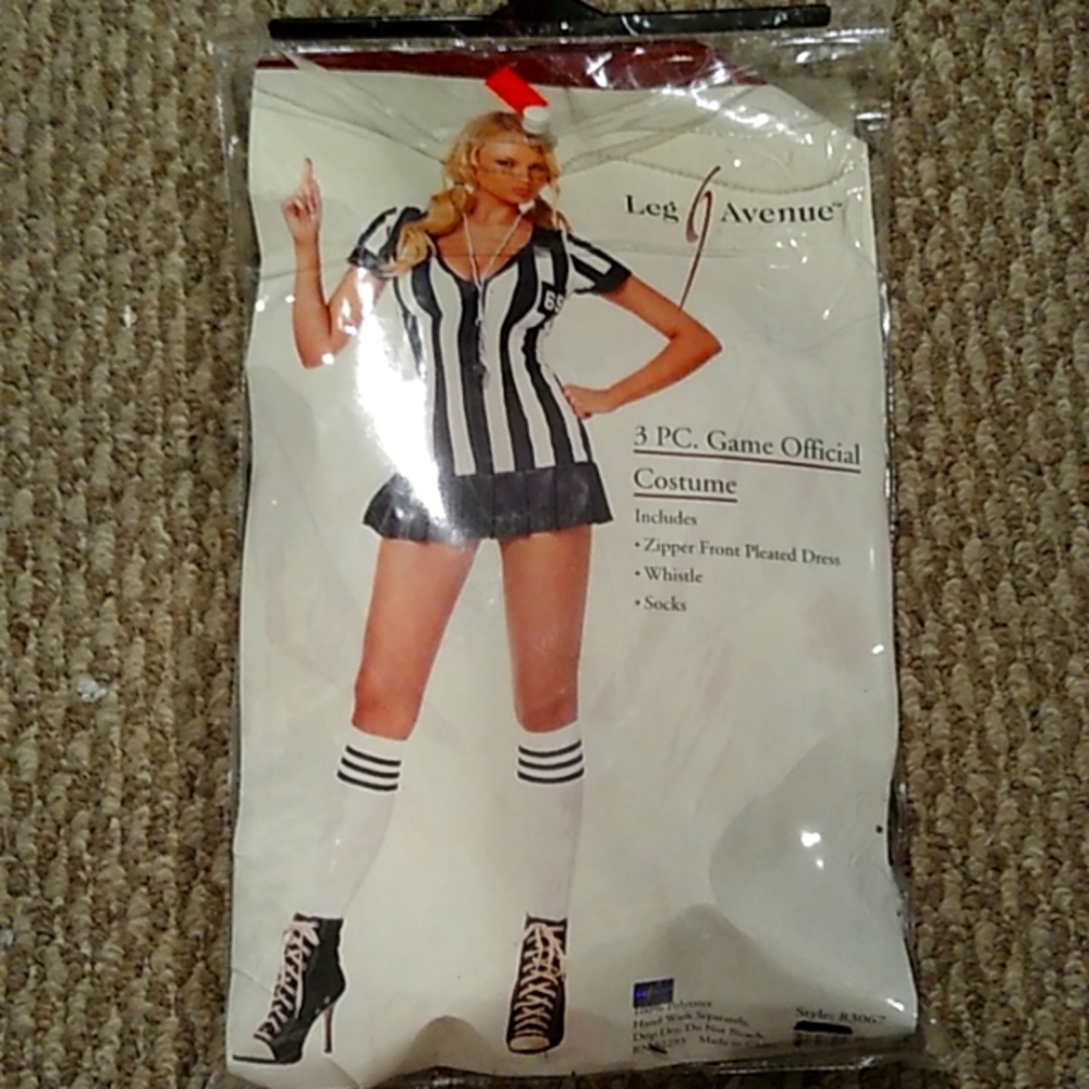 Leg Avenue 3 pc. Game official costume (sexy referee) size XL